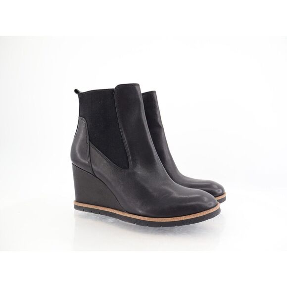 Sofft Monica Boot Womens 10 M Black Leather Zip Up Ankle Bootie - Picture 1 of 10